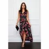 Girl In Mind Black Darla Wrap Maxi Dress -Girl In Mind unnamed file 1015