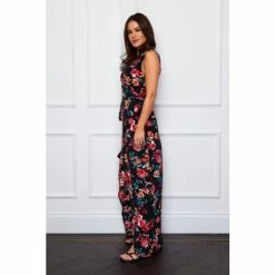 Girl In Mind Black Darla Wrap Maxi Dress -Girl In Mind unnamed file 1027