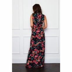 Girl In Mind Black Darla Wrap Maxi Dress -Girl In Mind unnamed file 1028
