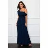 Girl In Mind Navy Janelle Frill Detail One Shoulder Maxi Dress -Girl In Mind unnamed file 1133