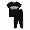 Character Black Central Park Friends Children's Short Sleeve Pyjama Set -Girl In Mind unnamed file 118