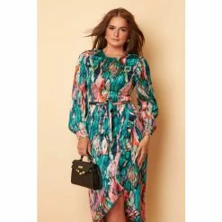 Girl In Mind Multi Animal Frill Wrap Skirt Midi Dress 3 Girl In Mind Multi Animal Frill Wrap Skirt Midi Dress -Girl In Mind unnamed file 1194