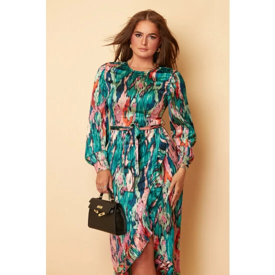 unnamed-file-1194.jpg Girl In Mind Multi Animal Frill Wrap Skirt Midi Dress -Girl In Mind unnamed file 1194