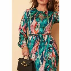 Girl In Mind Multi Animal Frill Wrap Skirt Midi Dress 5 Girl In Mind Multi Animal Frill Wrap Skirt Midi Dress -Girl In Mind unnamed file 1196