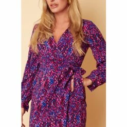 Girl In Mind Pink Long Sleeve Collared Mini Wrap Dress 6 Girl In Mind Pink Long Sleeve Collared Mini Wrap Dress -Girl In Mind unnamed file 1249