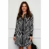 Girl In Mind Black Zebra Print Shirt Dress -Girl In Mind unnamed file 1293