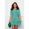 Girl In Mind Green Petite Esther Dress With Long Sleeves -Girl In Mind unnamed file 1319