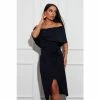 Girl In Mind Navy Lucia Off Shoulder Bodycon Dress -Girl In Mind unnamed file 1324