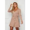 Girl In Mind White Knitted Wrap Mini Dress -Girl In Mind unnamed file 1355