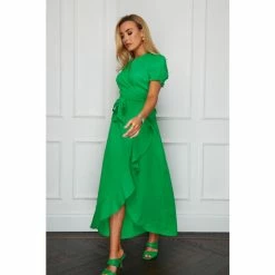 Girl In Mind Green Wrap Maxi Dress -Girl In Mind unnamed file 1367