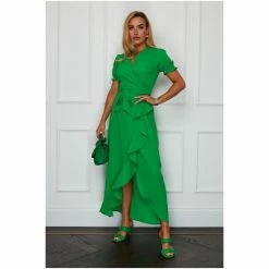 Girl In Mind Green Wrap Maxi Dress -Girl In Mind unnamed file 1368