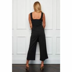 Girl In Mind Black Square Neck Culotte Jumpsuit -Girl In Mind unnamed file 1397