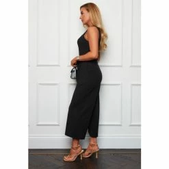 Girl In Mind Black Square Neck Culotte Jumpsuit -Girl In Mind unnamed file 1398