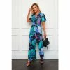 Girl In Mind Blue Floral Ariana Angel Sleeve Wide Leg Jumpsuit -Girl In Mind unnamed file 1401