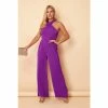 Girl In Mind Purple Halterneck Wide Leg Jumpsuit -Girl In Mind unnamed file 1474
