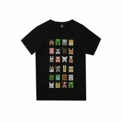 Character Black Minecraft T-Shirt