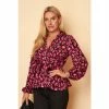Girl In Mind Pink Long Sleeve Twist Front Blouse -Girl In Mind unnamed file 1560