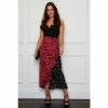 Girl In Mind Red Mixed Print Wrap Skirt -Girl In Mind unnamed file 1599