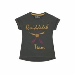 Character Brown Harry Potter Printed Dipped Back Hem Tee