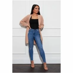 Girl In Mind Black Cable Knit Cardigan -Girl In Mind unnamed file 1645