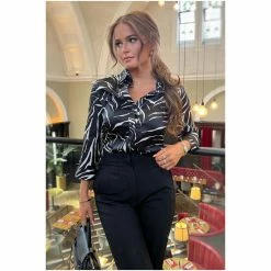 Girl In Mind Black Printed Shirt -Girl In Mind unnamed file 1651