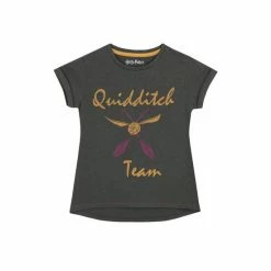 Character Brown Harry Potter Printed Dipped Back Hem Tee -Girl In Mind unnamed file 166