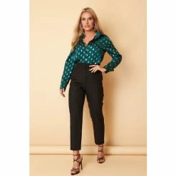 Girl In Mind Green Carlie Long Sleeve Shirt -Girl In Mind unnamed file 1661