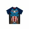 Character Blue/Red Captain America Disney Marvel Kids T-Shirt -Girl In Mind unnamed file 196
