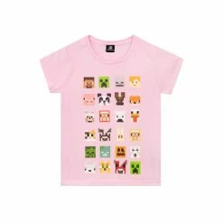 Character Pink Minecraft T-Shirt
