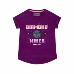 Character Pink Minecraft T-Shirt -Girl In Mind unnamed file 238