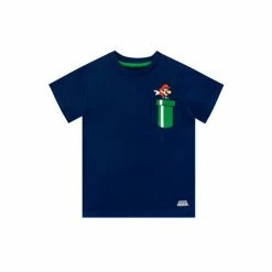 Character Blue Super Mario T-Shirt
