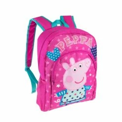 Character Pink Stars And Hearts Peppa Pig Backpack 3 Character Pink Stars And Hearts Peppa Pig Backpack -Girl In Mind unnamed file 279