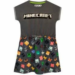 Character Grey Minecraft Dress