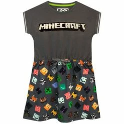 Character Grey Minecraft Dress -Girl In Mind unnamed file 390