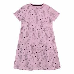 Character Blue Harry Potter Girls Frill Printed Dress -Girl In Mind unnamed file 400