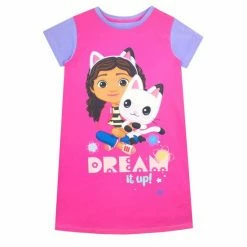 Character Pink Gabby's Dollhouse Nightdress 4 Character Pink Gabby's Dollhouse Nightdress -Girl In Mind unnamed file 435