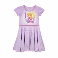 Character Purple Tangled Rapunzel Kids Disney Princess Nightdress -Girl In Mind unnamed file 438