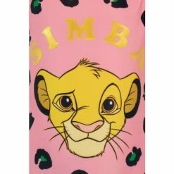 Character Pink Lion King Girls Printed Tie Swimsuit -Girl In Mind unnamed file 472