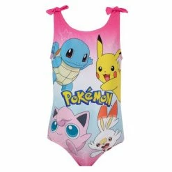 Character Pink Lion King Girls Printed Tie Swimsuit -Girl In Mind unnamed file 474