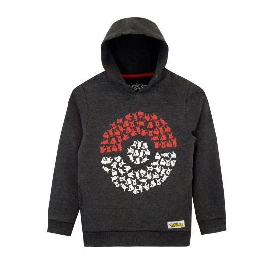 Character Grey Pokemon Hoodie 3 Character Grey Pokemon Hoodie - Image 2