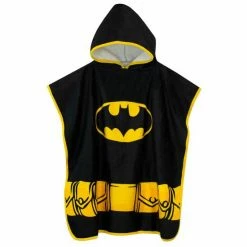 Character Black Batman License Kids Printed Poncho -Girl In Mind unnamed file 599
