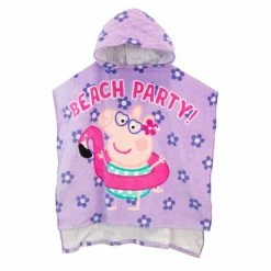 Character Blue George Pig Licensing Towel Poncho -Girl In Mind unnamed file 635