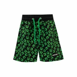 Character Black Minecraft Swim Shorts