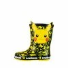 Character Black Pokemon Pikachu Printed Wellies