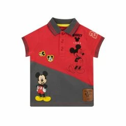 Character Red Disney Mickey Mouse Polo Shirt