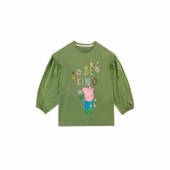 Character Green Peppa Pig Long Sleeve Top 3 Character Green Peppa Pig Long Sleeve Top -Girl In Mind unnamed file 695