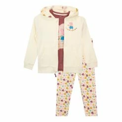 Character Pink Peppa Pig 3 Piece Outfit Set