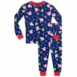 Character Blue - George Pig Christmas Snuggle Fit Pyjamas -Girl In Mind unnamed file 761