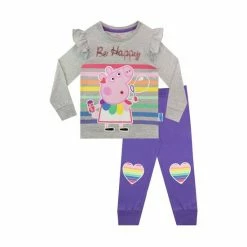 Character Pink Frill Long Sleeve Pyjamas -Girl In Mind unnamed file 795