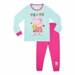 Character Pink & Blue Disney Spirit Long Sleeved Girls Pyjama Set -Girl In Mind unnamed file 832